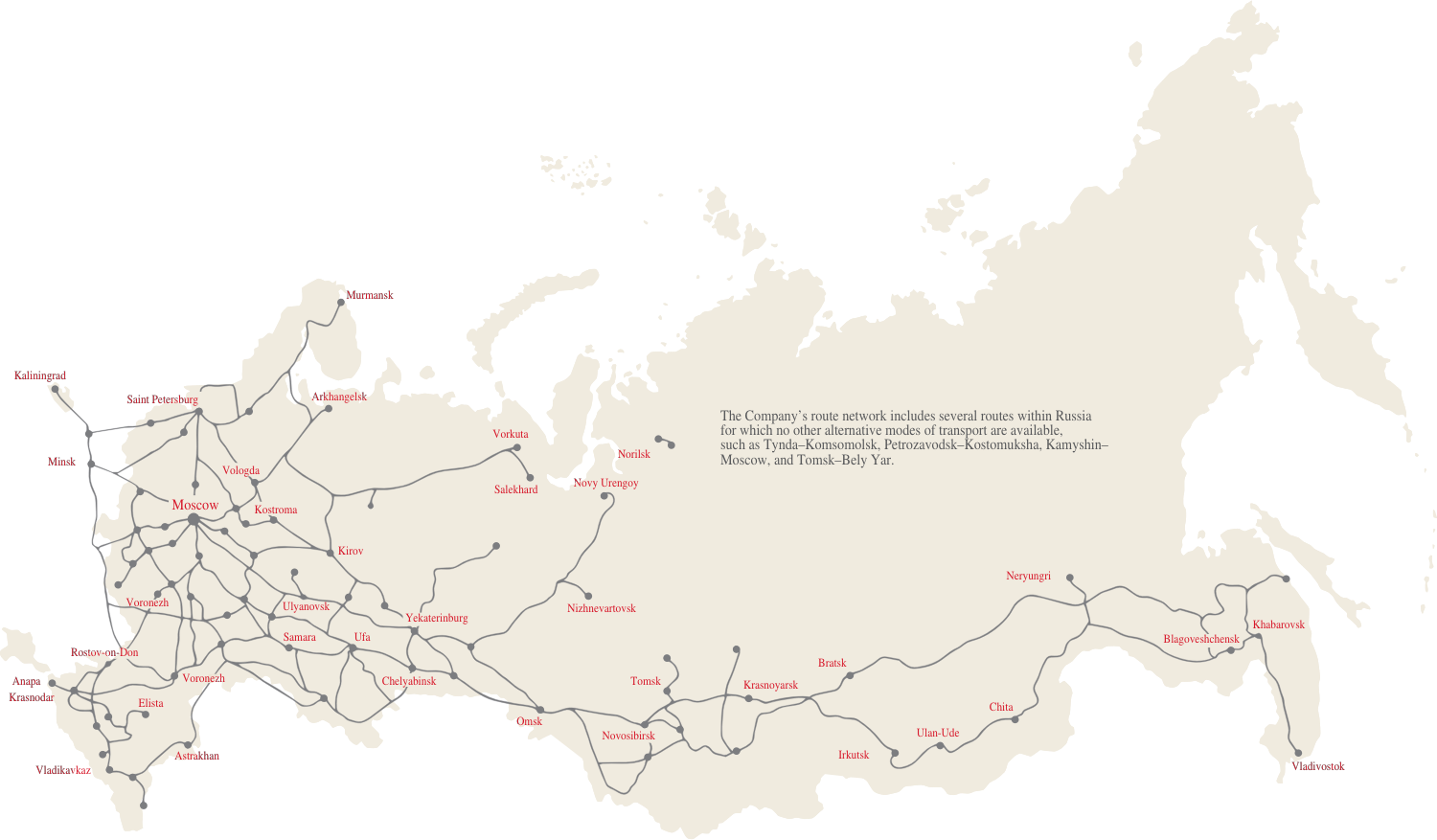 Карта станций ржд
